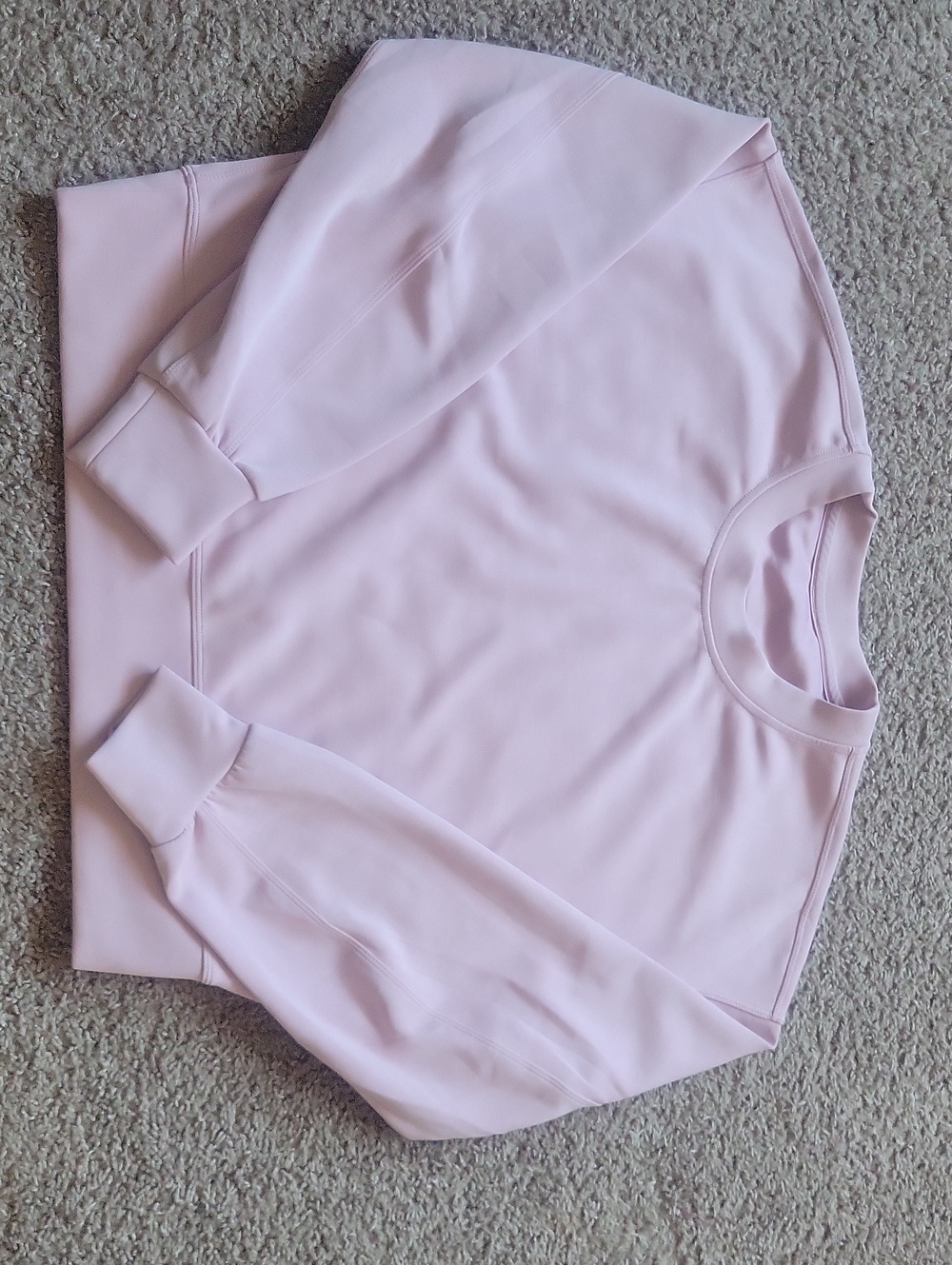 lululemon athletica Pastel Pink Crewneck Sweatshirt Sz M